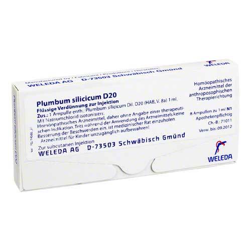PLUMBUM SILICICUM D 20 Ampullen - 1