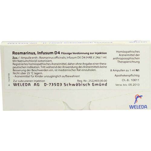 ROSMARINUS D 4 Ampullen - 1