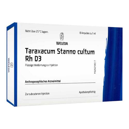 TARAXACUM STANNO cultum RH D 3 Ampullen - 1