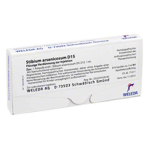 STIBIUM ARSENICOSUM D 15 Ampullen - 1