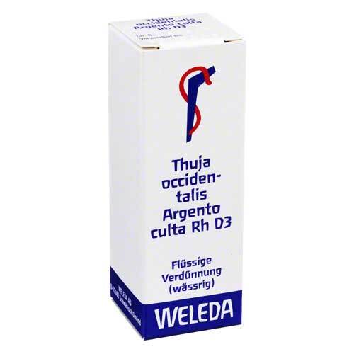 THUJA OCCIDENTALIS ARGENTO culta Rh D 3 Dilution - 1