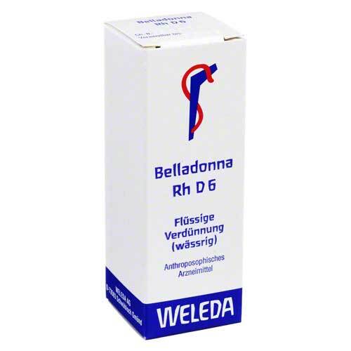 BELLADONNA PLANTA tota Rh D 6 Dilution - 1