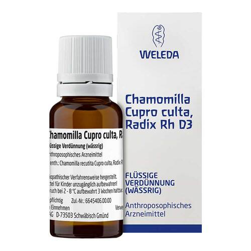 Chamomilla Cupro culta Radix Rh D 3 Dilution - 1