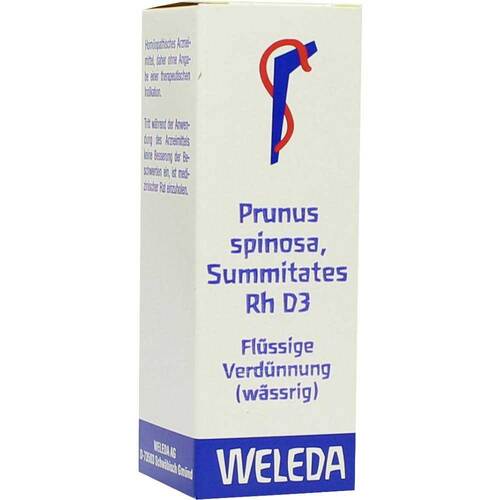 PRUNUS SPINOSA SUMMITATES Rh D 3 Dilution - 1