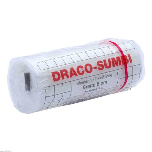 DRACOSUMBI Fixierbinde 8 cmx4 m wei&szlig; - 1