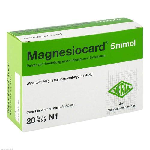 Magnesiocard 5 mmol Pulver zur Her.e.L&ouml;sung zum Einnehmen - 1