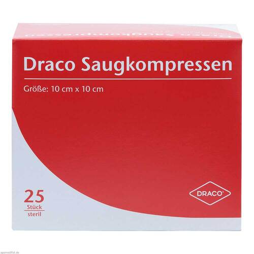 Saugkompressen steril 10x10 cm Draco - 1