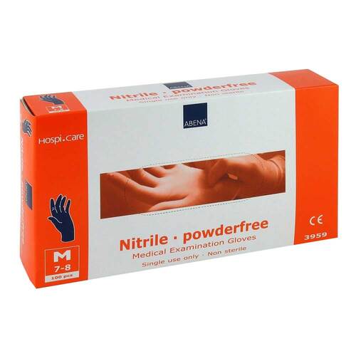 Nitril Handschuhe akzeleratorenfrei puderfrei M - 1