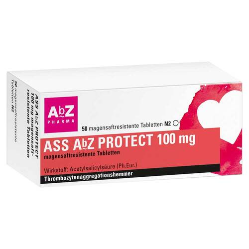 Ass Abz Protect 100 mg magensaftresistent Tabletten  - 1