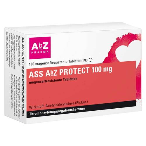 Ass Abz Protect 100 mg magensaftresistent Tabletten  - 1