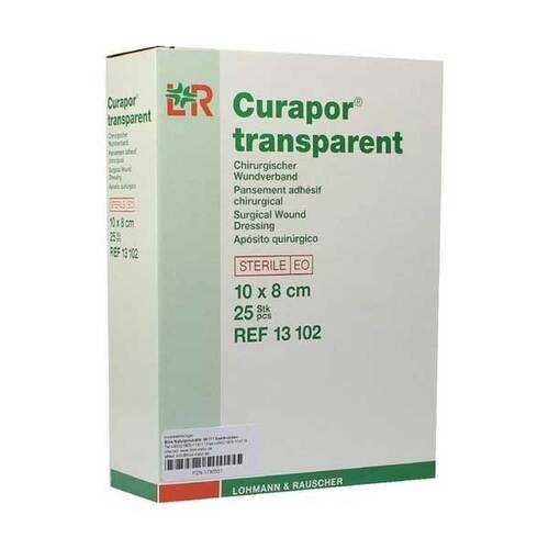 CURAPOR Wundverband steril transparent 8x10 cm - 1