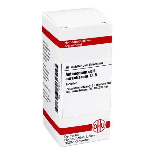 ANTIMONIUM SULFURATUM aurantiacum D 6 Tabletten - 1