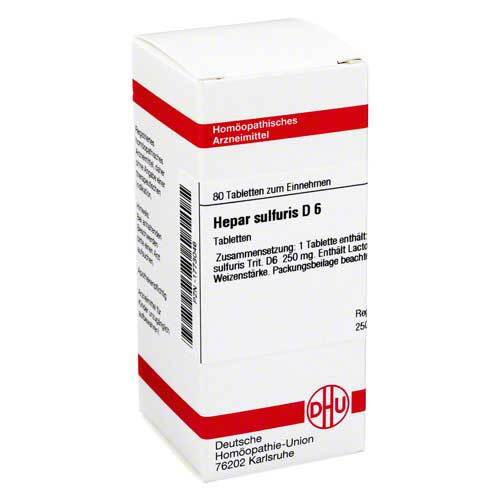 HEPAR SULFURIS D 6 Tabletten - 1