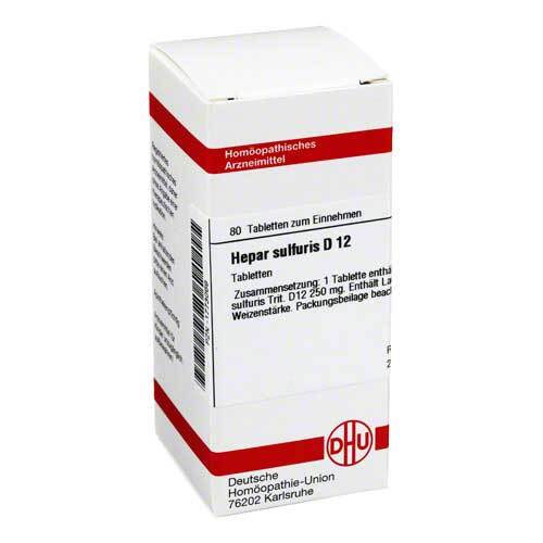 HEPAR SULFURIS D 12 Tabletten - 1