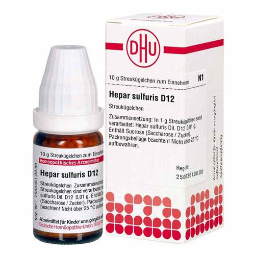 Hepar sulfuris D 12 Globuli - 1