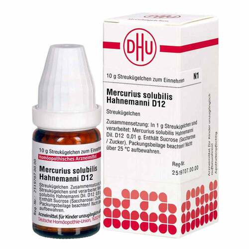 Mercurius Solubilisubilis Hahnemanni D 12 Globuli - 1