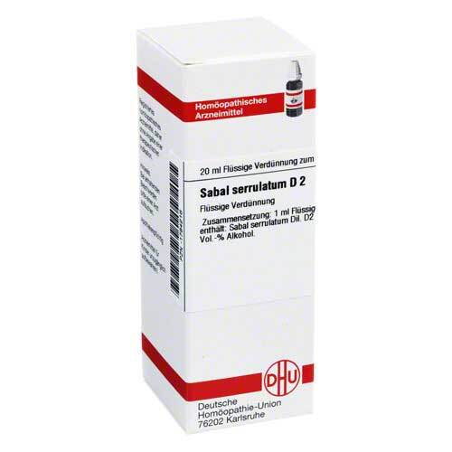 SABAL SERRULATUM D 2 Dilution - 1