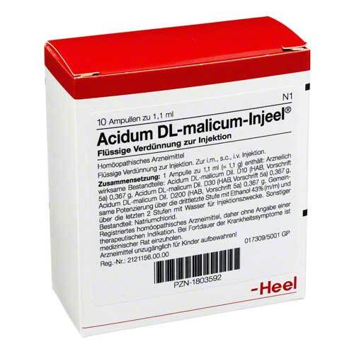ACIDUM DL-malicum Injeel Ampullen - 1