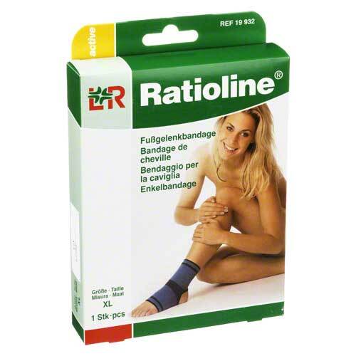 Ratioline active Fu&szlig;gelenkbandage Gr&ouml;&szlig;e XL - 1
