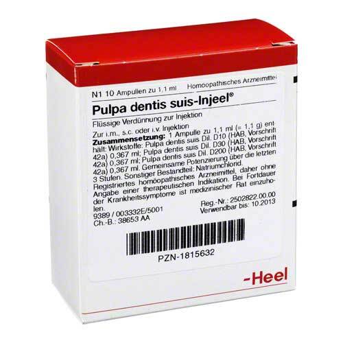 PULPA DENTIS SUIS Injeel Ampullen - 1