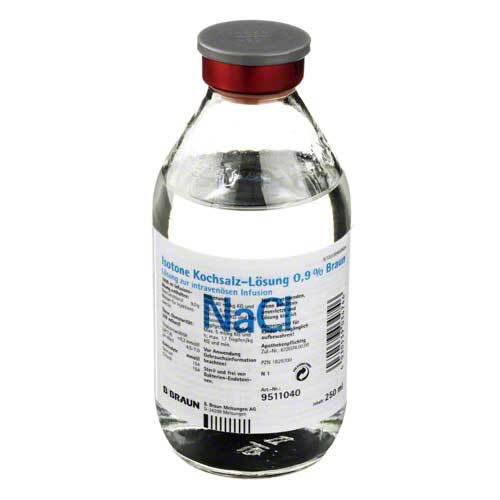 Kochsalzl&ouml;sung 0,9% Glasflasche  - 1