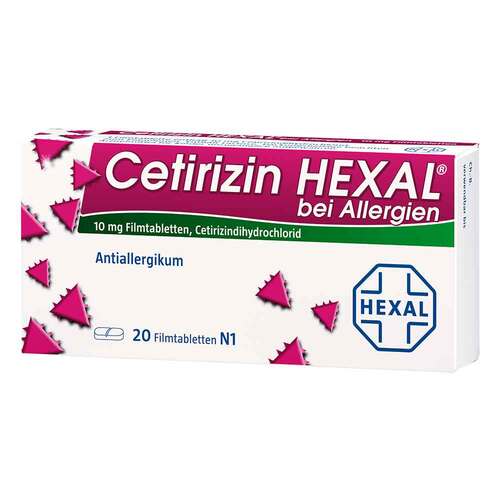 Cetirizin Hexal Filmtabletten bei Allergien - 1