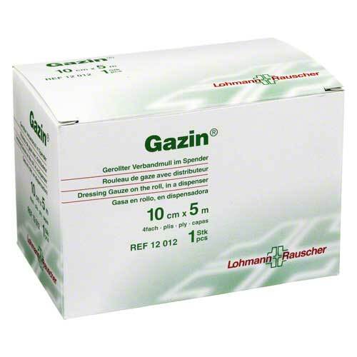 GAZIN Verbandmull 10 cmx5 m 4fach gerollt - 1