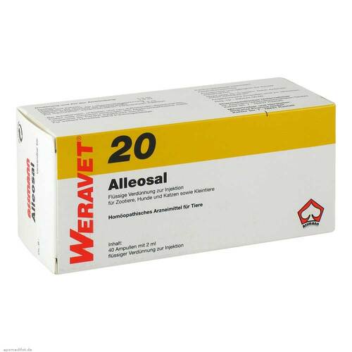 Alleosal 20 Ampulle f&uuml;r Hunde / Katzen/Klein-u.Zootiere - 1