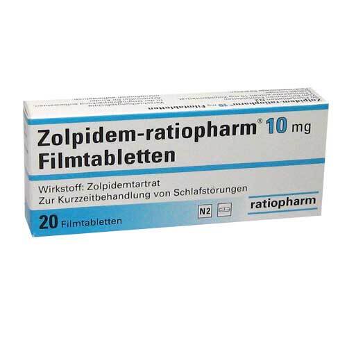 Zolpidem-ratiopharm 10 mg Filmtabletten - 1