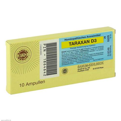 Taraxan D 3 fl&uuml;ssige Verd&uuml;nnung z.Injektion Ampulle  - 1