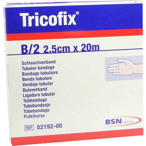 Tricofix Schlauchverband Gr&ouml;&szlig;e B 2,5 cmx20 m - 1