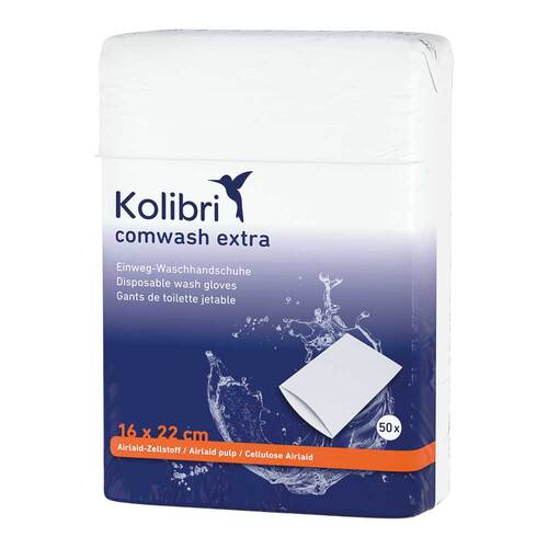 KOLIBRI comwash extra Waschhandschuh unfol.16x24cm - 1