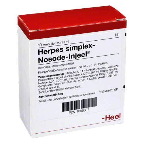 HERPES SIMPLEX Nosode Injeel Ampullen - 1