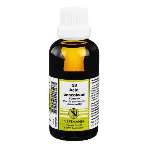 ACIDUM BENZOICUM KOMPLEX Nr.28 Dilution - 1