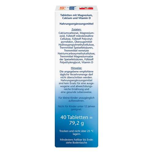 Doppelherz Magnesium + Calcium+D3 Tabletten - 2