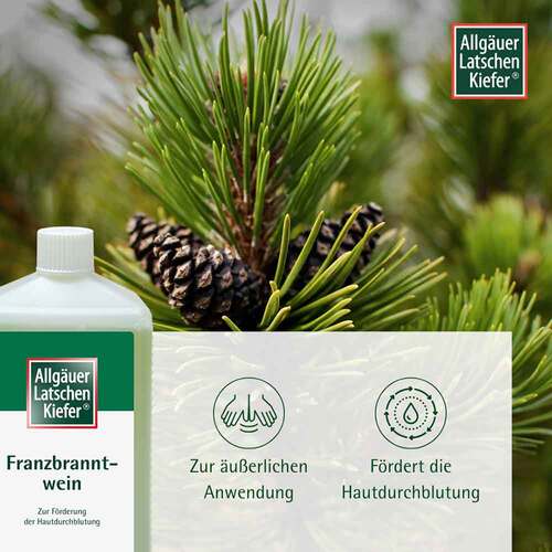 Allg&auml;uer Latschenkiefer Franzbranntwein extra stark - 3