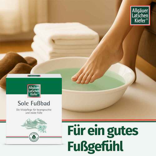 Allg&auml;uer Latschenkiefer Sole Fu&szlig;bad - 2