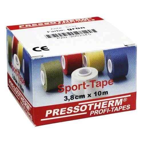 Pressotherm Sport-Tape 3,8 cmx10 m gr&uuml;n - 1