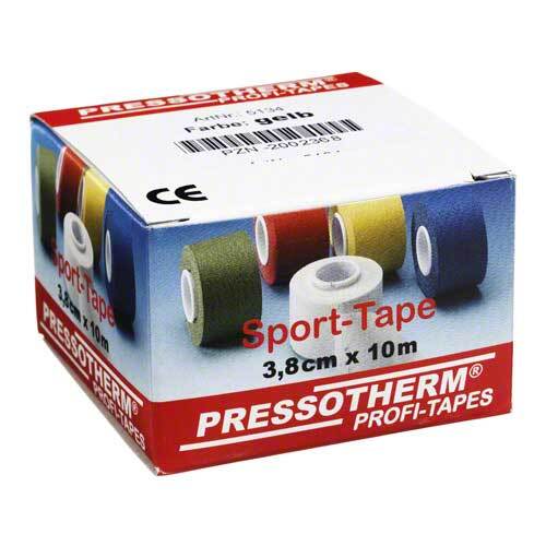 Pressotherm Sport-Tape 3,8 cmx10 m gelb - 1