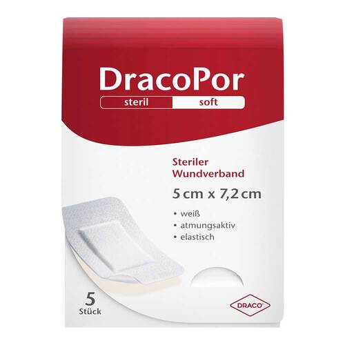 Dracopor Wundverband 5x7,2 cm steril - 1