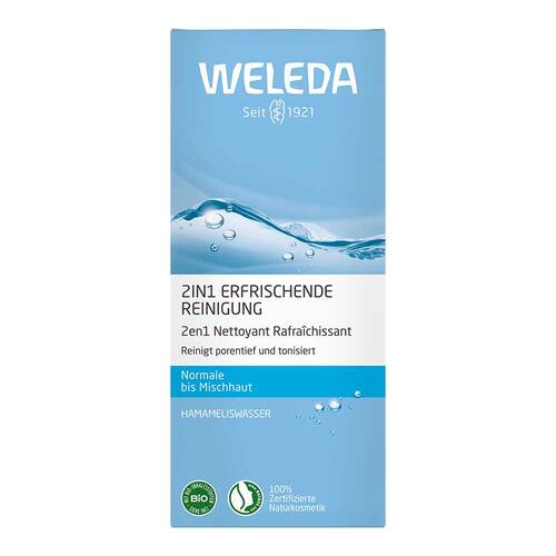 Weleda 2in1 erfrischende Reinigung Milch - 2