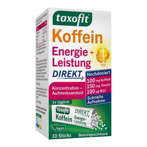 Taxofit Koffein B12 Energie Direkt Granulat - 1