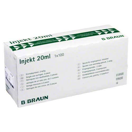 Injekt Solo Spritze 20 ml Luer exzentrisch Pvc-frei  - 1