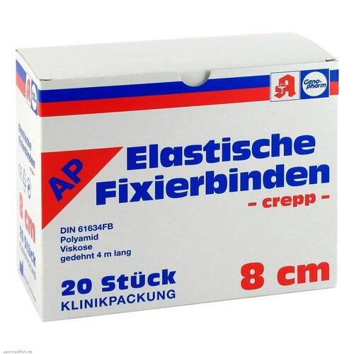 ELASTISCHE FIXIERBINDE 8 cm Genopharm - 1
