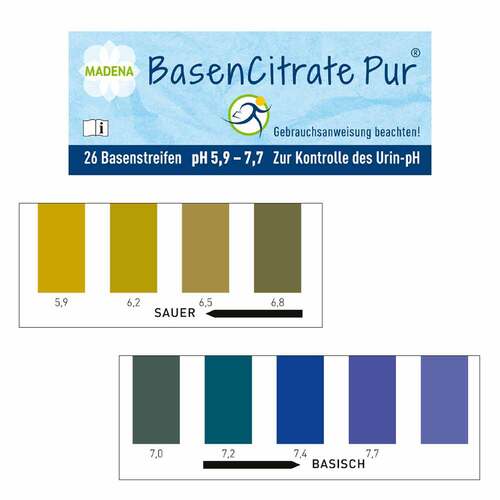 Basen Citrate Pur Teststreifen pH 5,9-7,7 n.Apot.R.Keil - 4