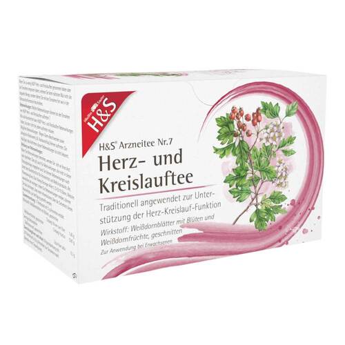 H&S Herz Kreislauf Tee Filterbeutel - 1