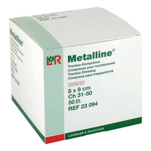 Metalline Tracheo Kompressen 8x9 cm - 1