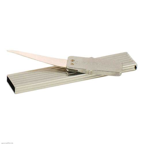 ZAHNSTOCHER Silberblatt flach - 1