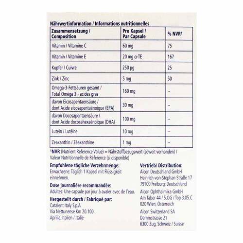 Vitalux Plus Lutein und Omega-3 Kapseln - 2