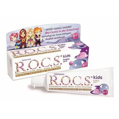 Rocs Kinder Bubble Gum Zahnpasta - 1